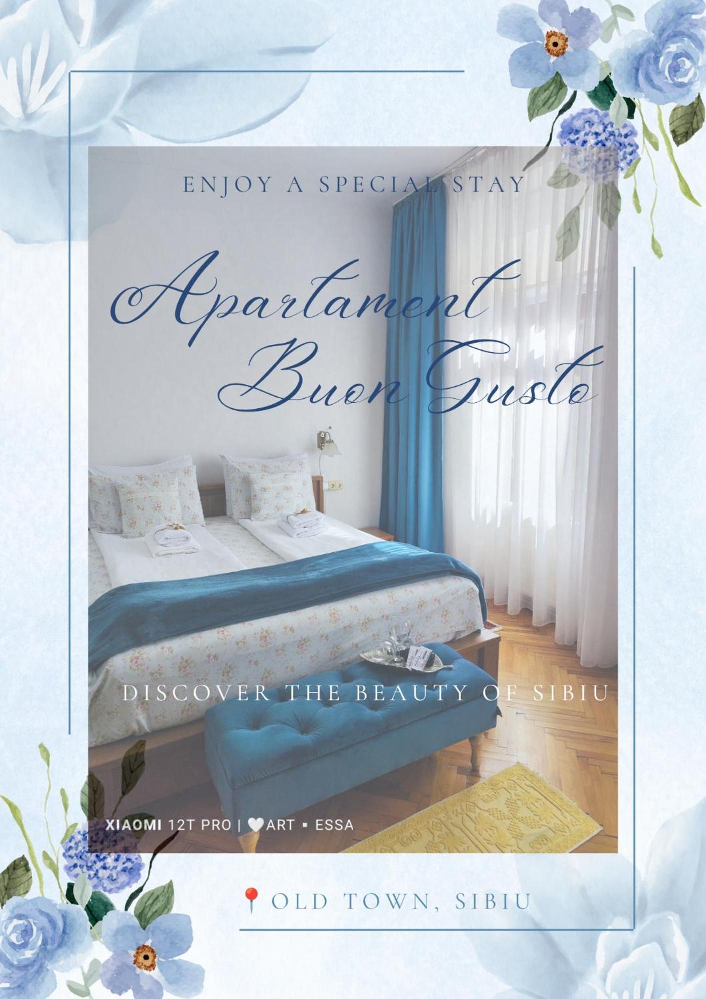 Apartament Buon Gusto,Near Main Square And Liar Bridge,Historical Side Of City Center Sibiu Eksteriør billede